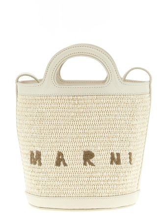 Marni White Cotton Womens Handbag