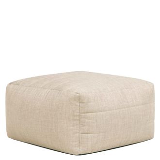 Icon Brand Puf reposapi&eacute;s modular en tejido para interior y exterior beige