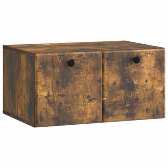 vidaXL Mueble De Tv De Pared 59,5 X 41 X 30 Cm Roble Ahumado Vidaxl