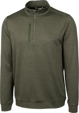 Cutter & Buck Stealth Heathered Quarter Zip Mens Pullover Jacket