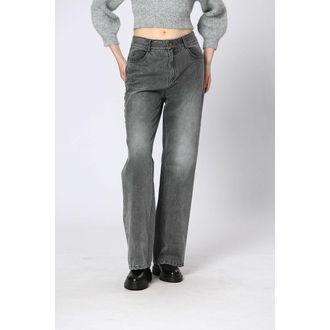 See U Soon Wijde jeans met hoge taille