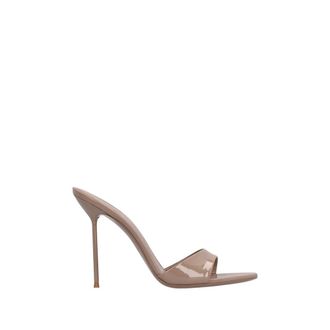 PARIS TEXAS Heeled Mules, female, Beige, Size: 8 1/2 US Lidia Mule