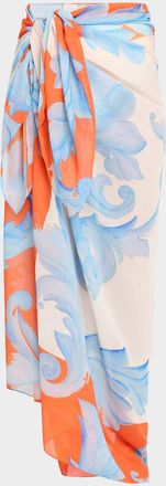 Milly Canopee Printed Sarong Coverup