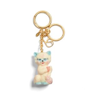 Valentino Garavani Keyrings, female, White, Size: ONE SIZE Le Chat Keyring