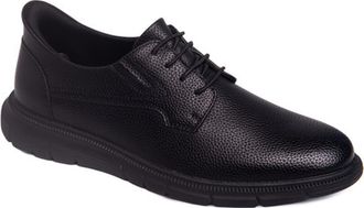 Marc Joseph New York Cloud Street Hands Free Technology Leather Plain Toe Oxford in Black Grainy Leather/black at Nordstrom, Size 8.5