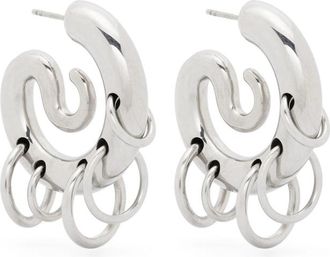 Panconesi Pierced Serpent Hoop Earrings