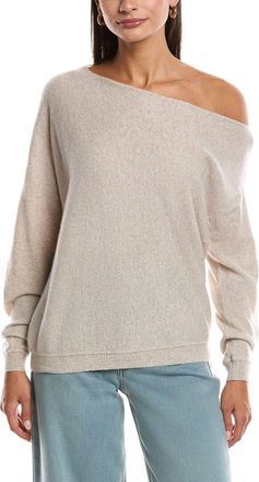 Minnie Rose Off-The-Shoulder Cashmere Sweater