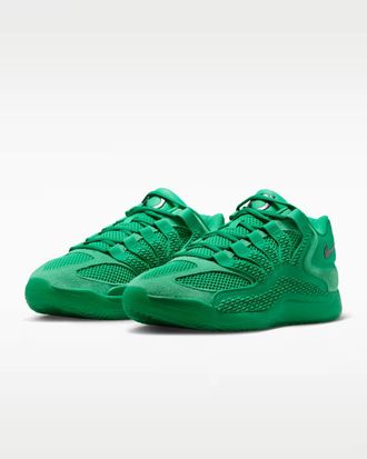 Nike KD18 Warning Label IU3108-300 Mens Green Basketball Shoes MEW1509