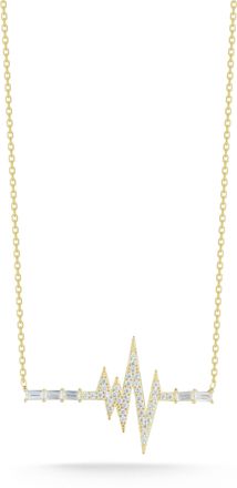 Glaze Jewelry Sterling Silver Heartbeat Necklace