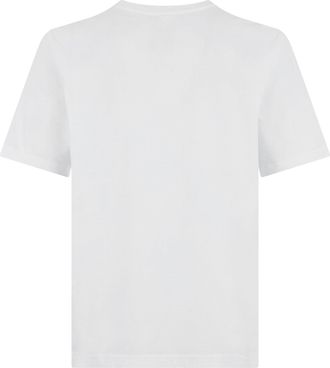 Maison Kitsun&eacute; Mens T-Shirt White Cotton T-Shirts And Polos
