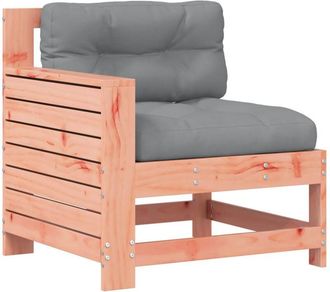 vidaXL Garden Armrest Sofa with Cushion Solid Wood Douglas Vidaxl