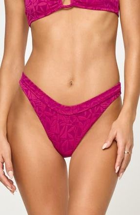L*Space Mercer Bikini Bottoms in Berry at Nordstrom Rack, Size X-Small
