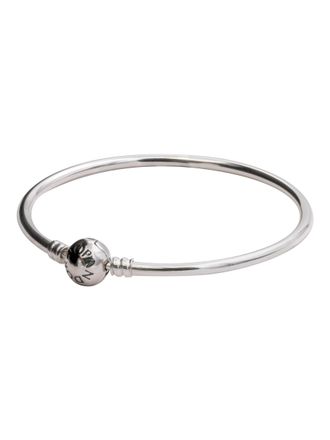 Pandora Moments Sterling Silver Charm Bangle 17CM