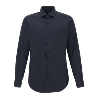 Barba Casual Shirts, male, Blue, Size: 5XL Cotton Shirt