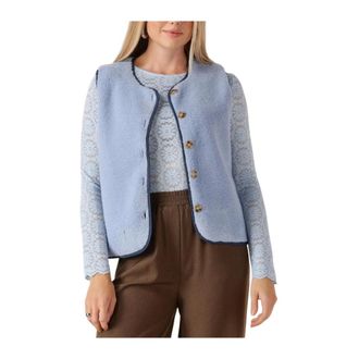 Ydence Ydence - Gilet Puck - Dames - Jassen - Blauw - Maat: XL Poliester