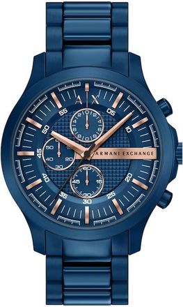 A|X Armani Exchange Hampton Chronograph Quartz Blue Dial Mens Watch AX2468