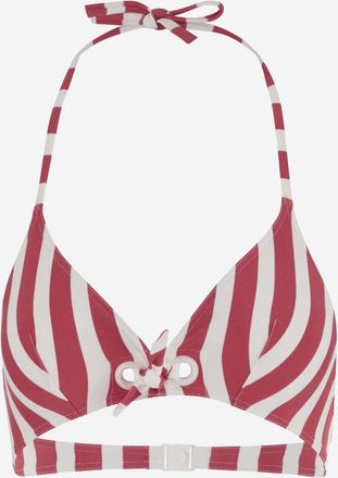 Eres Womens Bikini Top Striped Multicolour Polyamide Swimwear Sea Clothing