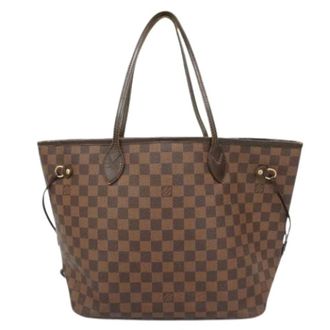Louis Vuitton Pre-owned Tote Bags, female, Brown, Size: ONE SIZE Pre-owned Neverfull MM Tote Bag