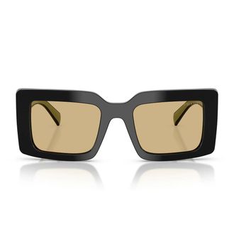 Prada Sunglasses Prd01 S 03 K10 R Black/Yellow Women