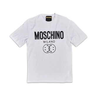 Moschino T-Shirts, male, White, M, J0725 T-Shirt