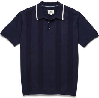Surfside Supply Co. Nate Sweater Polo in Navy Blazer at Nordstrom, Size X-Large