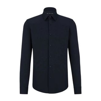 HUGO BOSS Stijlvol Overhemd - Heren - Casual Overhemden - Zwart - 3XL - Overhemden