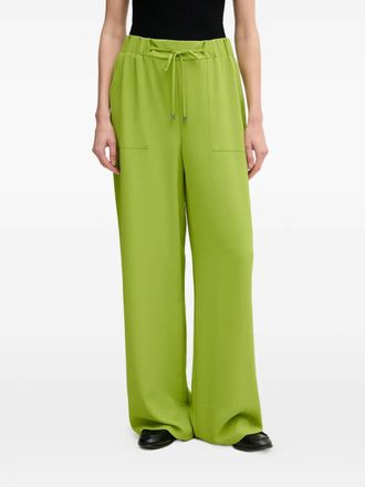 Joseph Ribkoff drawstring trousers - women - Polyester - 48 - Green