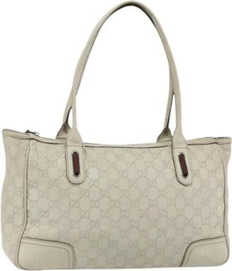 Gucci Pre-owned Tote Bags, female, Beige, Size: ONE SIZE Pre-owned Vintage Tote Bag