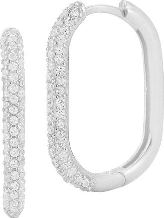 Glaze Jewelry Silver Cz Earrings