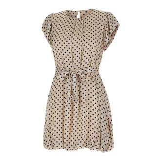 Kaos Short Dresses, female, Multicolor, Size: XL Polka Dot Mini Balloon Dress