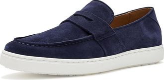 Greats Paros Penny Loafer Mens Shoes Navy : 11.5 M, Suede