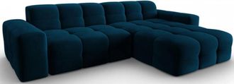 BLOOMINGLOFT 4-Sitzer Design Ecksofa Kendal mit Eckteil rechts