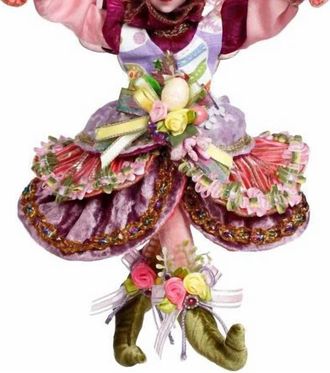 Mark Roberts Easter Egg Fairy Girl Small 11 In Pink