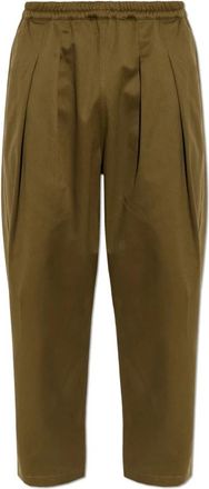 Maison Margiela Loose-fit Broek - Heren - Wijde Broeken - Groen - S - Katoen - Broeken