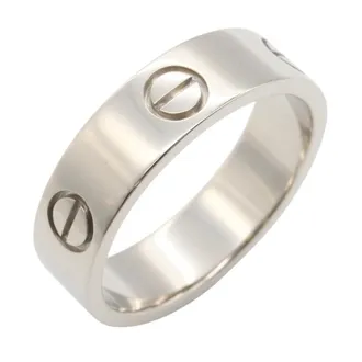Cartier Silver White Gold (18K) Band Ring (Pre-Owned)
