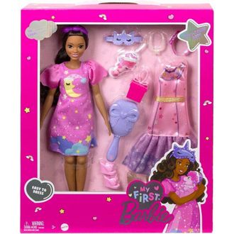 OEM Conjunto De Accesorios Rosa Para El D&iacute;a Y La Noche De Barbie My First Doll