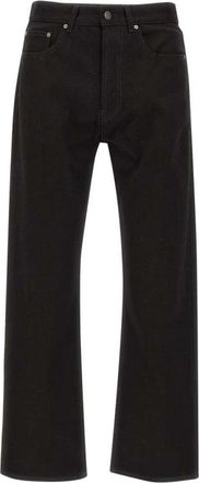 Palm Angels Rechte Broek - Heren - Straight fit broeken - Zwart - W32 - Katoen - Broeken