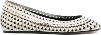 Isabel Marant Belni Ballerinas - Dames - Ballerinas - Wit - 40 EU - Leer - Schoenen