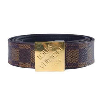 Louis Vuitton Pre-owned Canvas Belt - female - Louis Vuitton Vintage - Vintage Belts - Brown - ONE SIZE - Pre-owned