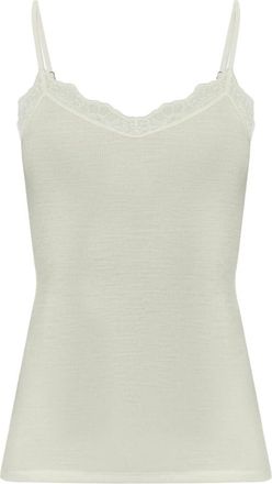 Hanro Tops, Dames, Beige, L, Wol, Spaghetti Top