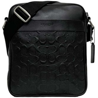 Coach Black Leather Shoulder Bag (Pre-Owned)