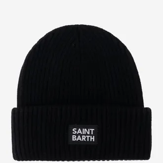 MC2 Saint Barth Wool Blend Beanie With Logo
