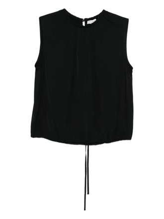 Marc O'Polo drawstring top - Black
