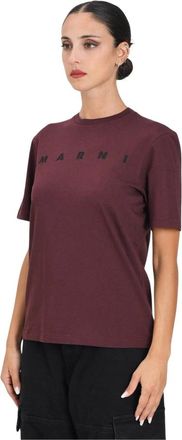 Marni Mujer, Camisetas, Rojo, Talla: M