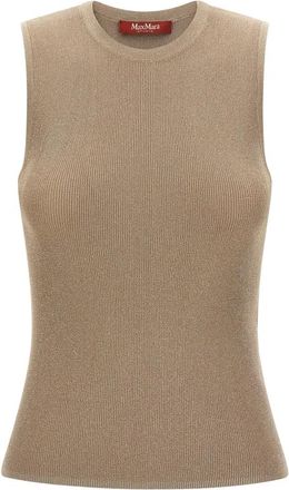 Max Mara Tops - Dames - Tops zonder mouwen - Beige - L - Tops