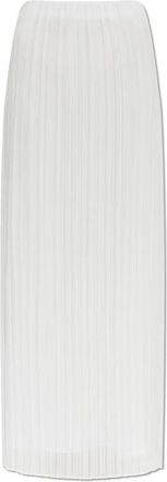 Fabiana Filippi Plissirok - Dames - Maxi Rokken - Wit - S - Polyester - Rokken