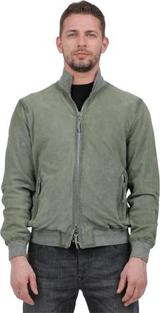 The Jack Leathers Su&egrave;de Jas - Heren - Bomber jackets - Groen - 2XL - Su&egrave;de - Jassen