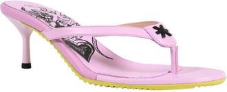 John Richmond Sandalen met Hak en Teenstuk - Dames - Muiltjes - Roze - 39 EU - Schoenen