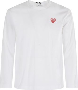 Comme Des Garçons Tshirt Red Emblem