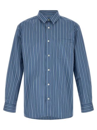 A.P.C. Blue Relaxed Stripes Shirt